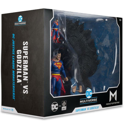 DC - Justice League Monsterverse: Superman Vs Godzilla McFarlane Action Figure 2 Pack