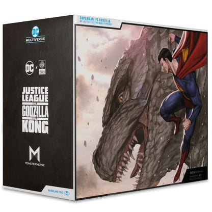 DC - Justice League Monsterverse: Superman Vs Godzilla McFarlane Action Figure 2 Pack