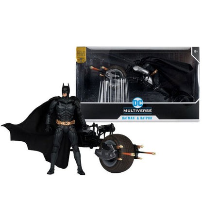 DC Multiverse - Batman The Dark Knight Rises - Batpod With Batman McFarlane