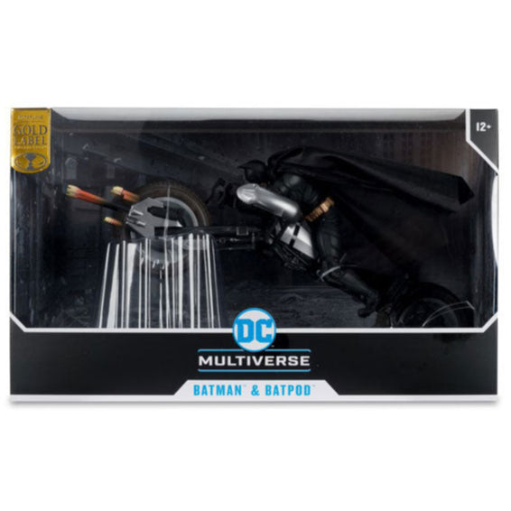DC Multiverse - Batman The Dark Knight Rises - Batpod With Batman McFarlane