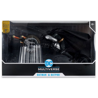 DC Multiverse - Batman The Dark Knight Rises - Batpod With Batman McFarlane