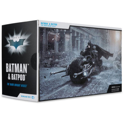 DC Multiverse - Batman The Dark Knight Rises - Batpod With Batman McFarlane