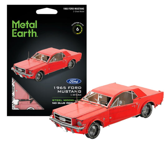 Metal Earth - 1965 Ford Mustang Coupe - Red