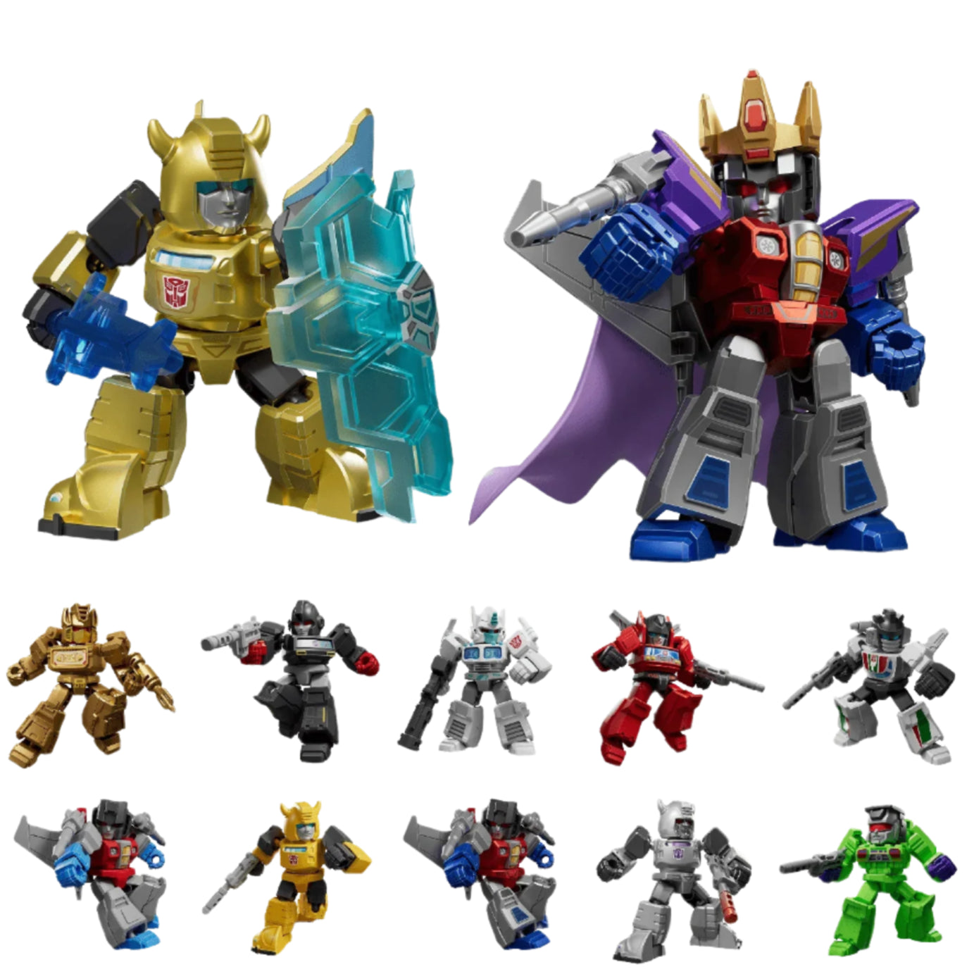 Blokees Figure - Transformers Galaxy Version Defender 02 - The Overthrow (Display of 12 Units)