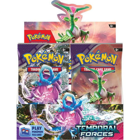 Image of POKEMON TCG Scarlet & Violet 5 Temporal Forces Booster Box (Release date 22nd March)