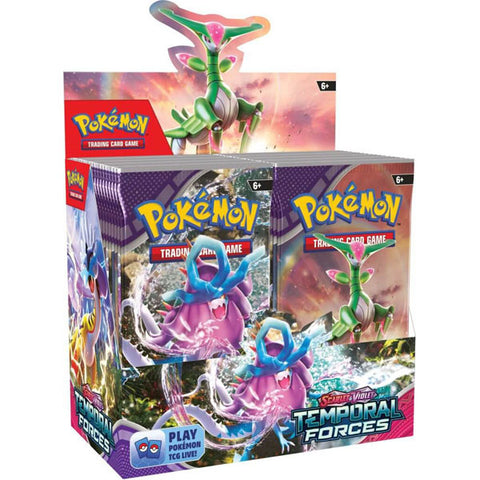 Image of POKEMON TCG Scarlet & Violet 5 Temporal Forces Booster Box (Release date 22nd March)