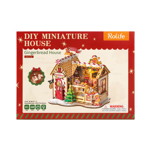 Robotime DIY Mini House Gingerbread House