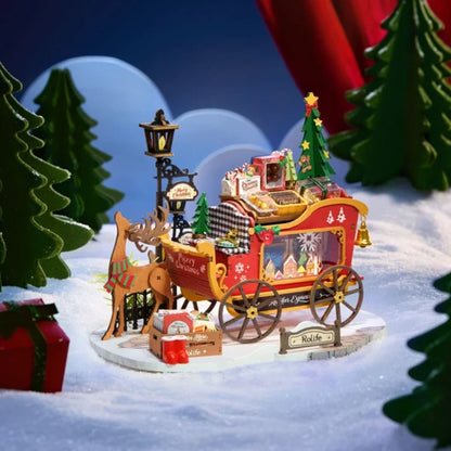 Robotime - Rolife Reindeer Express DIY Miniature House