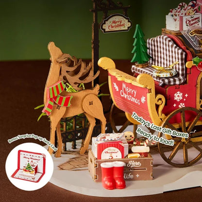 Robotime - Rolife Reindeer Express DIY Miniature House