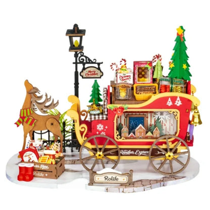 Robotime - Rolife Reindeer Express DIY Miniature House