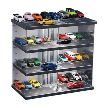 1:64 Diorama - Elevator Parking Lot with Light and Dust Cover Version