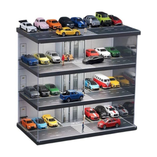 1:64 Diorama - Elevator Parking Lot with Light and Dust Cover Version