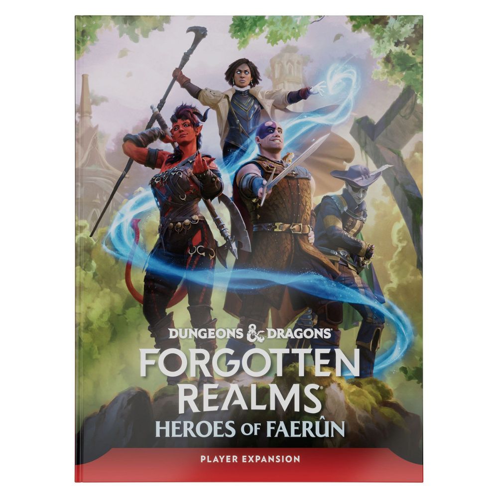 D&D Dungeons & Dragons Forgotten Realms Heroes of Faerun Player Expansion Hardcover