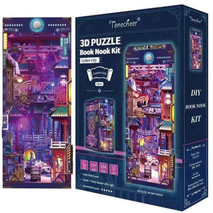 Tonecheer Cyber City Wooden Model Kit