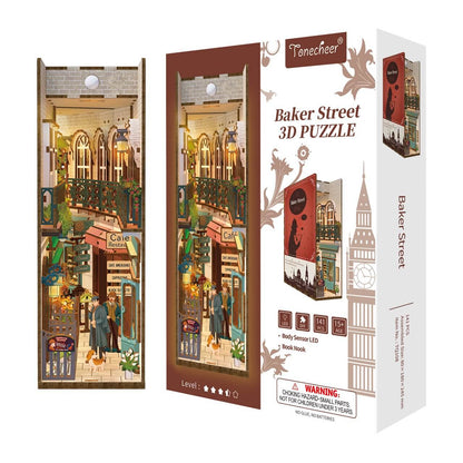 Tonecheer Baker Street Book Nook Wooden Model Kit