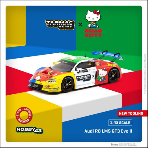 Image of Hello Kitty 1:43 Audi R8 LMS GT3 Evo II - Macau GT Cup 2022 Uno Racing Adderly Fong