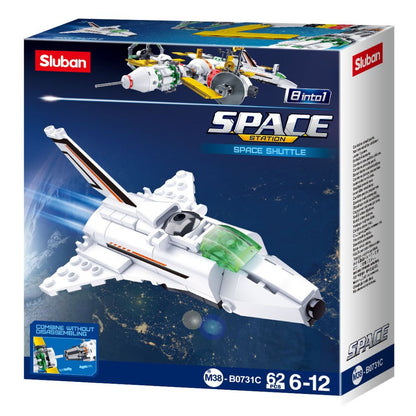 Space Shuttle 62 Pieces C24