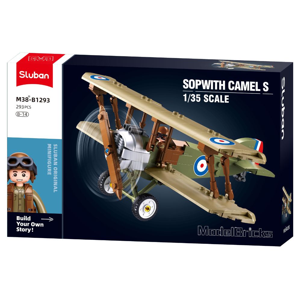 MB WW1 Sopwith Camel Scale 1:35 293 Pieces C16