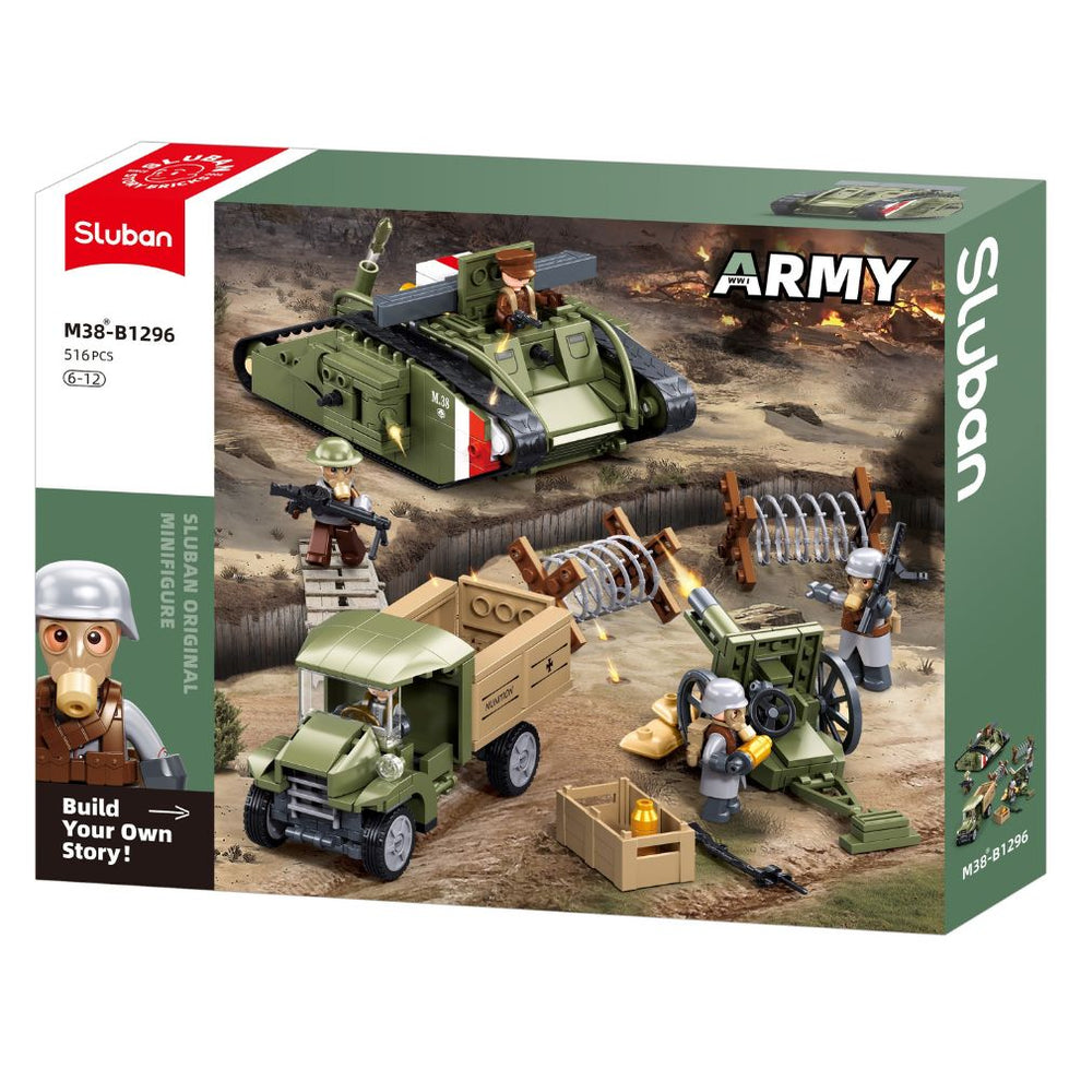 Army WW1 Mark V Tank Offensive 516 Pieces C12 – Gametraders Rouse Hill