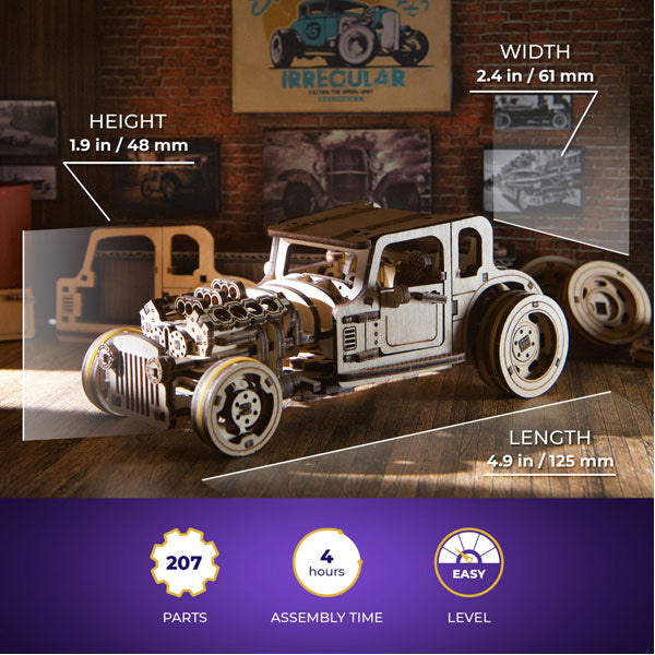 Ugears Hot Rod Furious Mouse