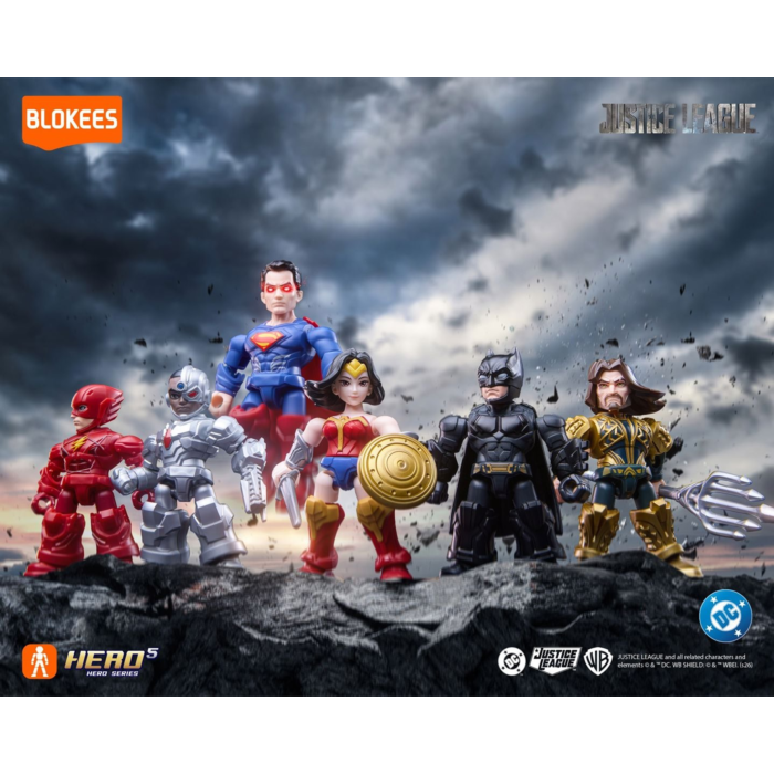Blokees Figures - DC – Justice League Blind Box Model Kit ( 1 Unit )