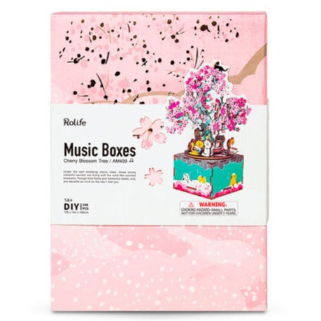 Image of Robotime Music Box Cherry Blossom Tree