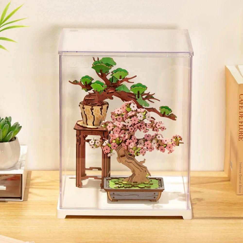Robotime - Rolife Clear Display Case Portrait Size M