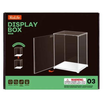 Robotime - Rolife Clear Display Case Portrait Size M