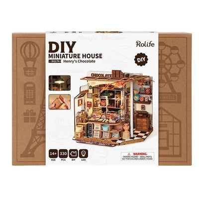 Robotime DIY Mini House Henry's Chocolate