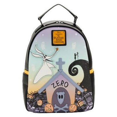 Image of Loungefly - Nightmare Before Christmas - Zero Graveyard US Exclusive Mini Backpack