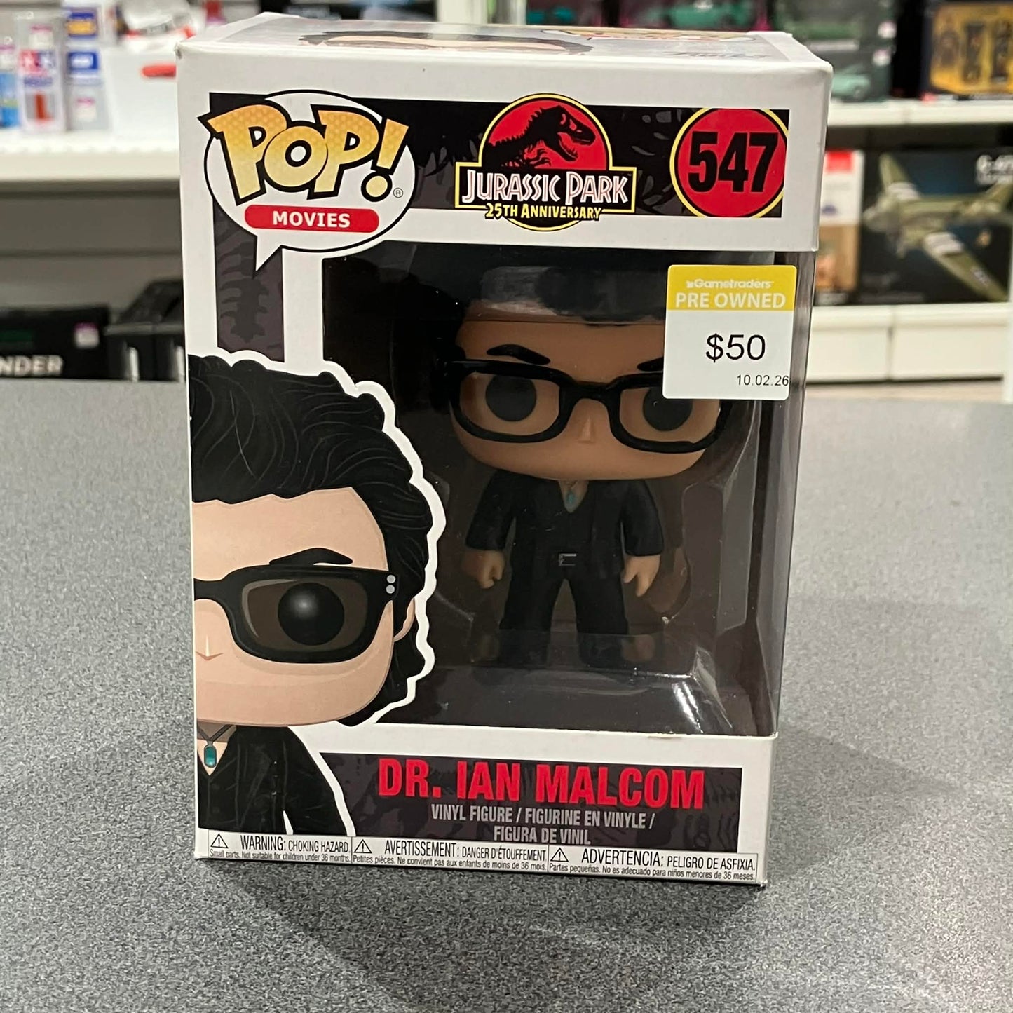 Jurassic Park - Dr Ian Malcolm Pop! Vinyl