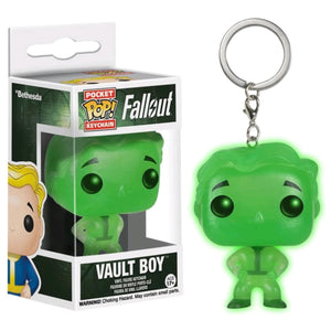 Fallout - Vault Boy Green Glow in the Dark US Exclusive Pocket Pop! Keychain