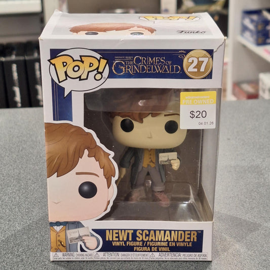 Fantastic Beasts 2: The Crimes of Grindelwald - Newt with Postcard US Exclusive Pop! Vinyl