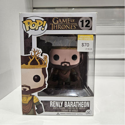 Game Of Thrones - Renly Baratheon Pop! Vinyl