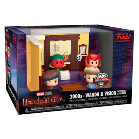 Image of WandaVision - 2000s Wand & Vision with Billy & Tommy US Exclusive Mini Moment