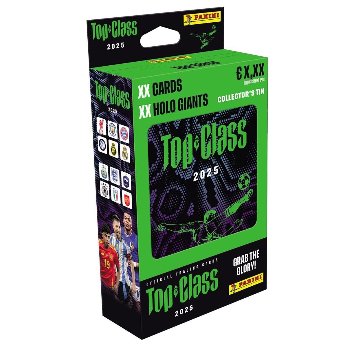 Top Class Soccer 2025 Trading Cards - Pocket Tin