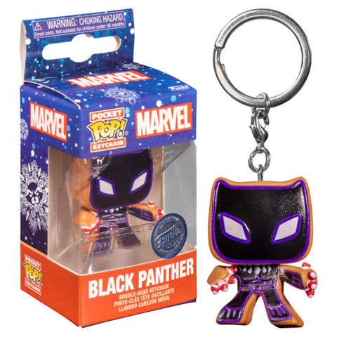 Image of Marvel Comics - Black Panther Holiday US Exclusive Pop! Keychain