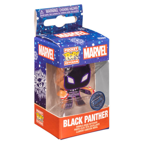 Image of Marvel Comics - Black Panther Holiday US Exclusive Pop! Keychain