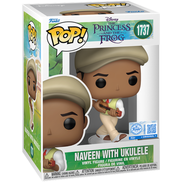 The Princess and The Frog - Naveen with Ukulele Pop! Vinyl