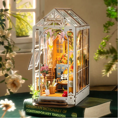 Robotime DIY Book Nook Kit Garden House