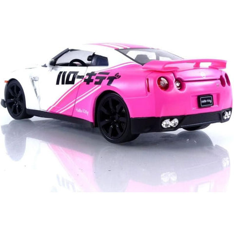 Image of Hello Kitty & Friends: Tokyo Speed - Hello Kitty & 2009 Nissan GT-R (R35) 1:24 Diecast Vehicle