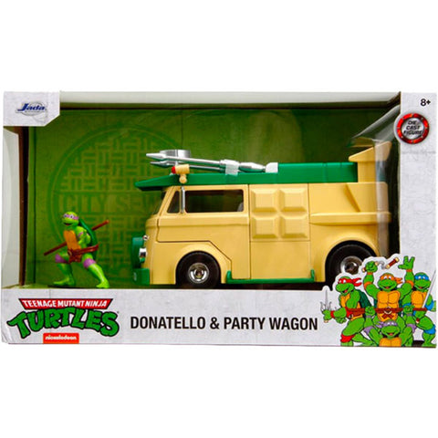 Teenage Mutant Ninja Turtles (1987) - Donatello & Party Wagon 1:24 Scale Hollywood Ride