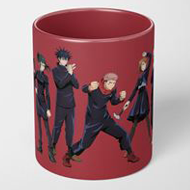 Jujutsu Kaisen - Group Red Coloured Mug