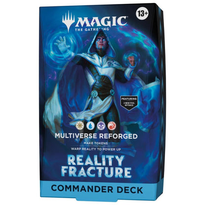 Magic the Gathering Reality Fracture Commander Deck Multiverse Reforged WHITE/BLUE/BLACK/RED