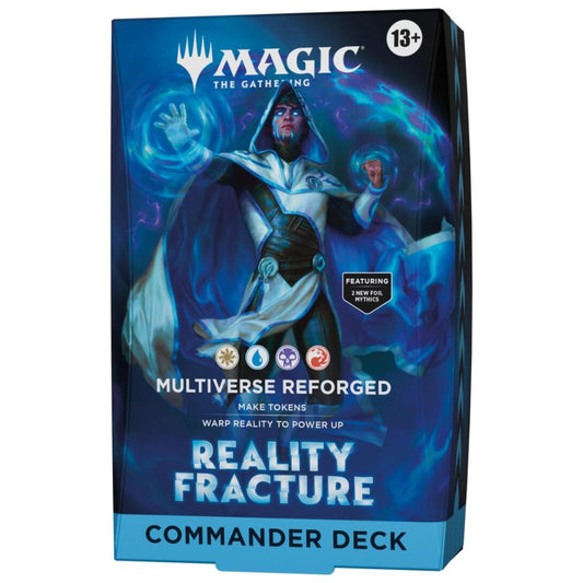 Magic the Gathering Reality Fracture Commander Deck Multiverse Reforged WHITE/BLUE/BLACK/RED