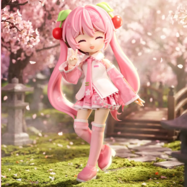 Blokees Figures - Hatsune Miku - DaaLaMode Series Sakura Miku Model Kit
