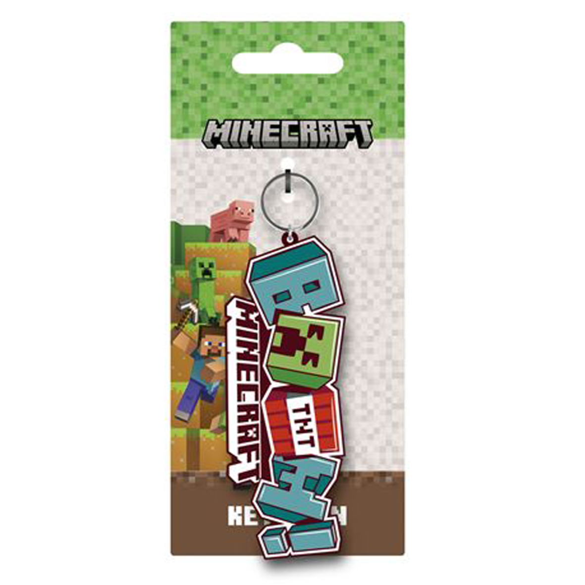 Minecraft Key Hooks Minecraft - Boom PVC Keyring – Gametraders Rouse Hill
