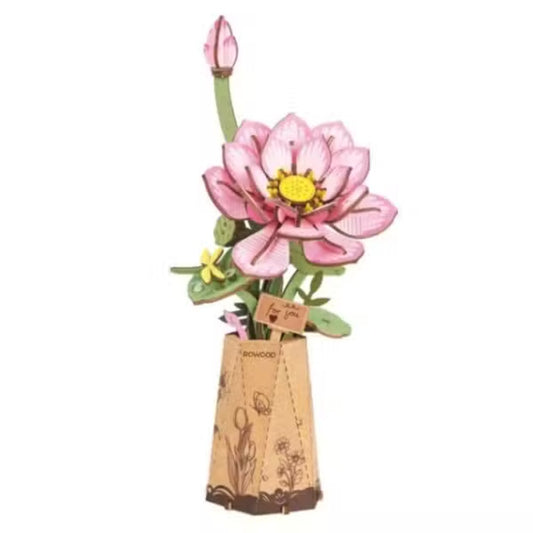 Robotime - Rowood DIY Wooden Flower Bloom Lotus