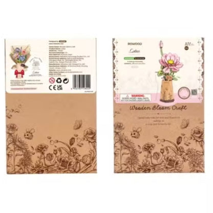 Robotime - Rowood DIY Wooden Flower Bloom Lotus