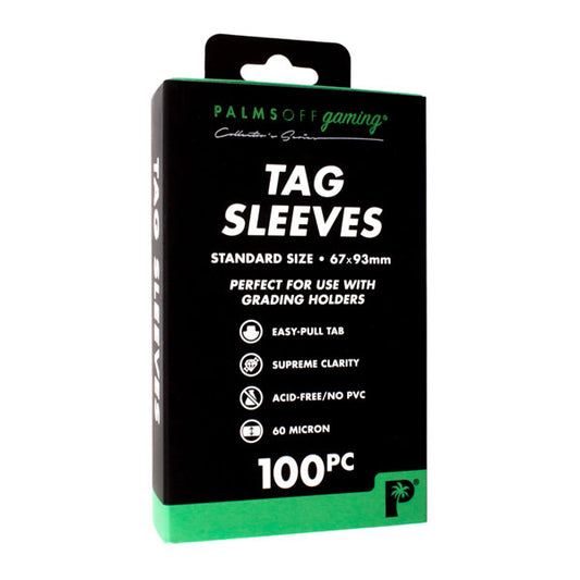 Palms Off Tag Sleeves - 100pc